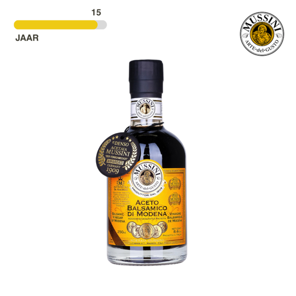 Mussini | Aceto Balsamico di Modena IGP 15 jaar gerijpt