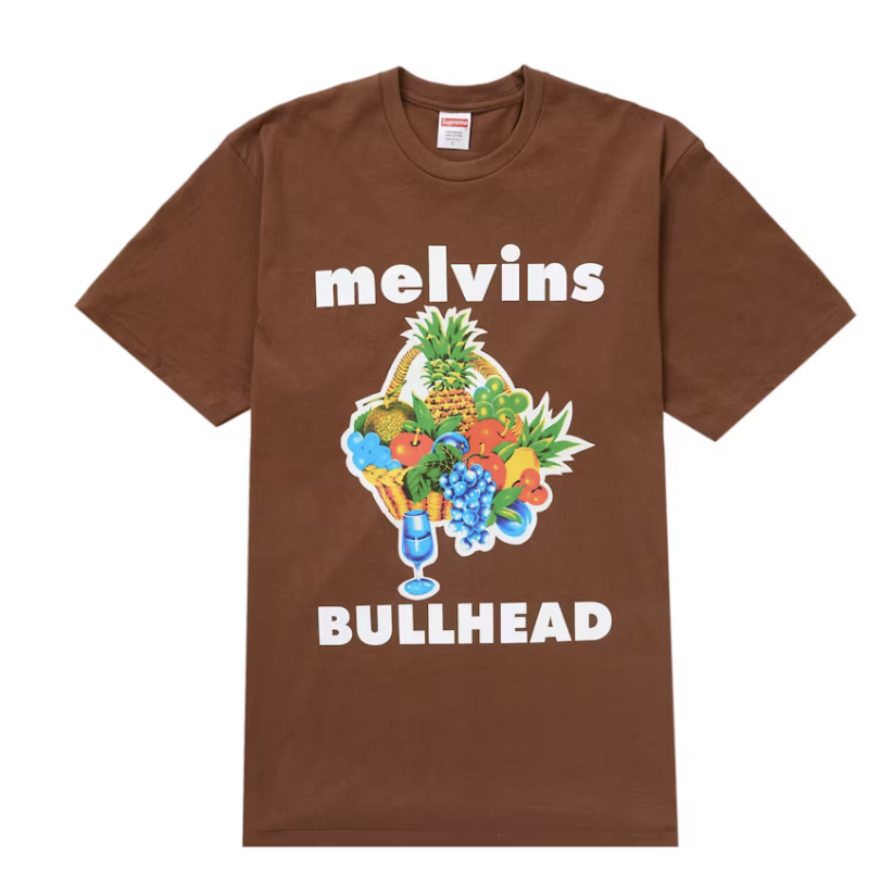 SUPREME TEE MELVINS BROWN
