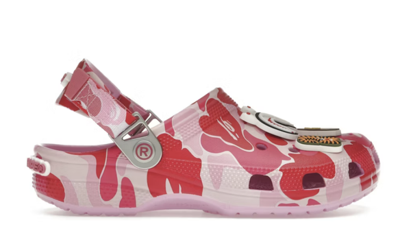 Crocs Classic Clog A Bathing Ape ABC Camo Pink