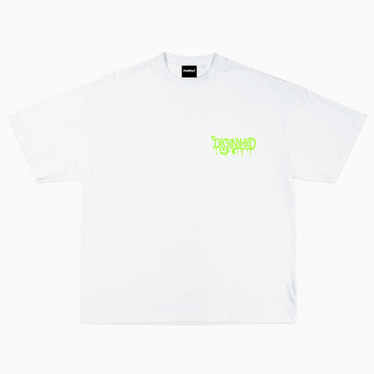 TEE DISANIMED FLUOR WHITE