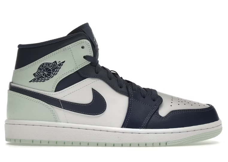 JORDAN 1 MID BLUE MINT