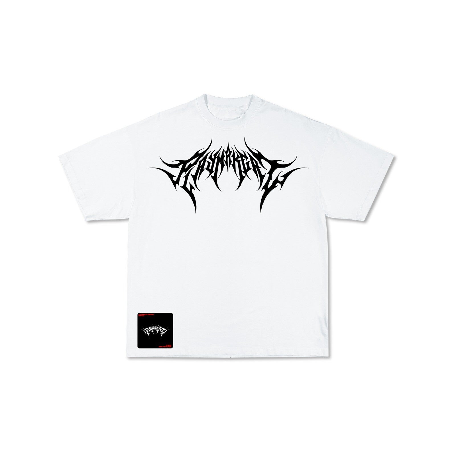 TEE PLAYMKRZ BASIC WHITE