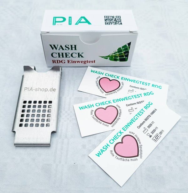 Wash Check Edelstahlhalterung