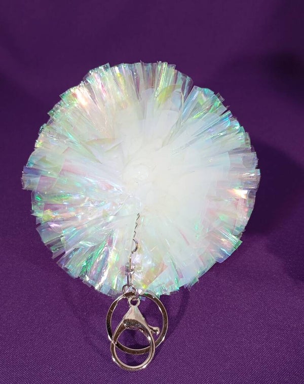 sleutelhanger pompon groot