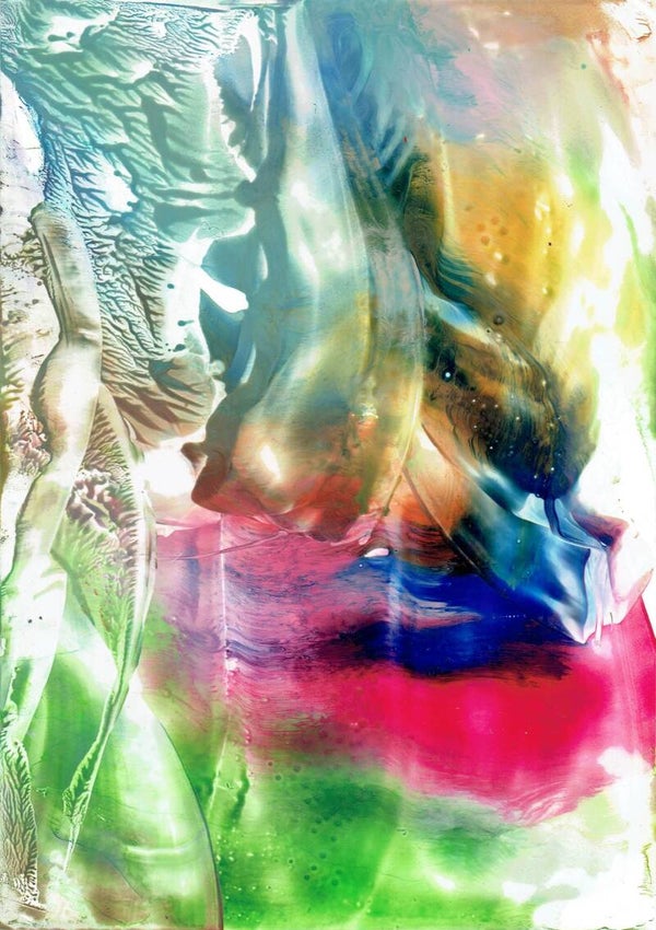 wastekening meerkleurig