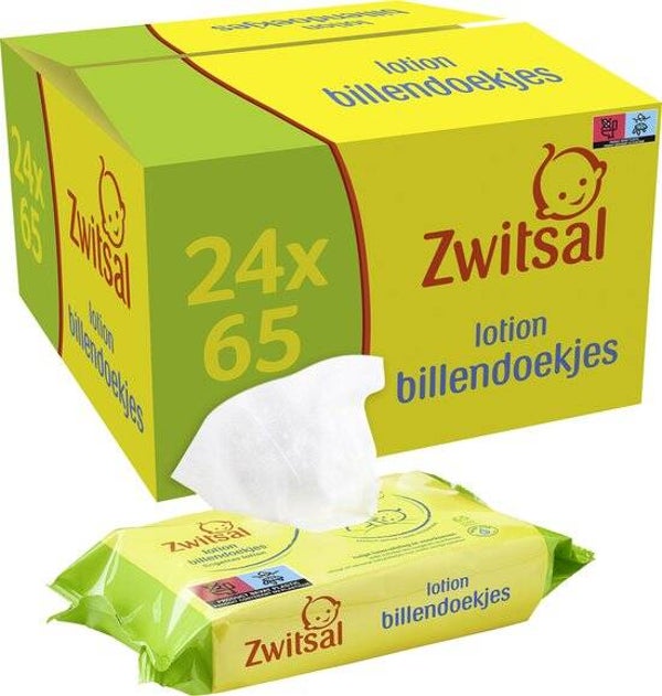<a href="https://partner.bol.com/click/click?p=2&t=url&s=1443848&f=TXL&url=https%3A%2F%2Fwww.bol.com%2Fnl%2Fnl%2Fp%2Fzwitsal-lotion-billendoekjes-alcoholvrij-1560-doekjes-voordeelverpakking%2F9200000090262967%2F&name=Zwitsal%20Billendoekjes%20-%20Lotion%2