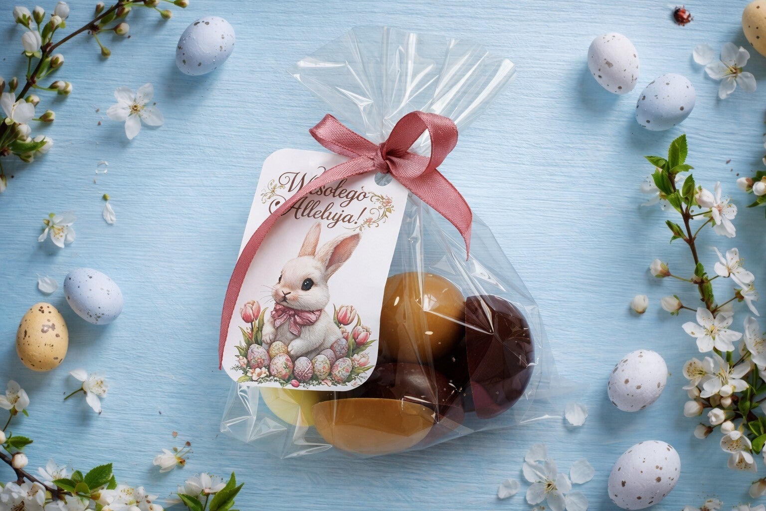 Czekoladowe jajeczka wielkanocne