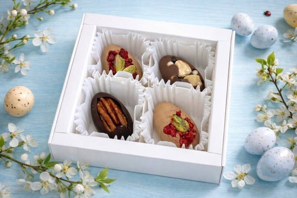 Zestaw czekoladowych jajek 4 szt