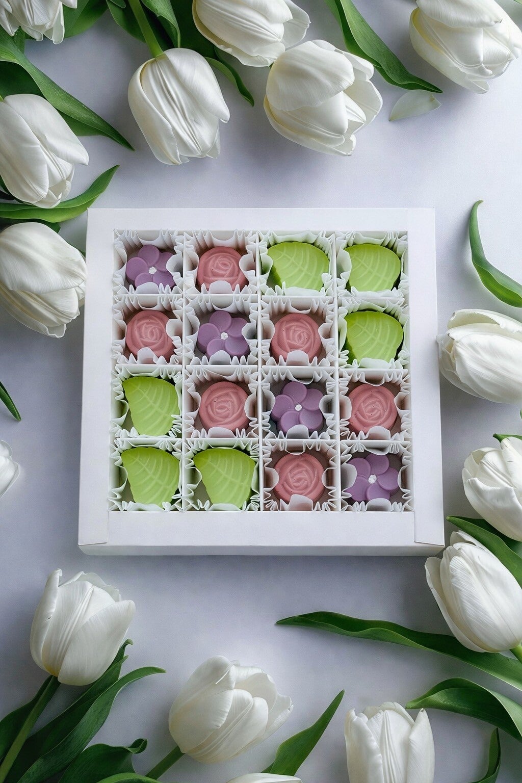 Wiosenna kolekcja pralinek 16 szt