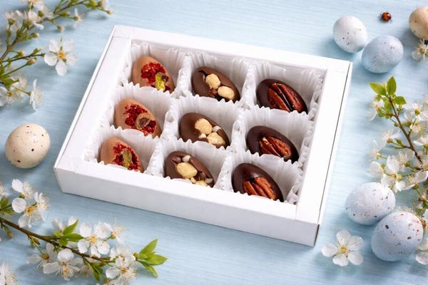 Zestaw czekoladowych jajek 9 szt