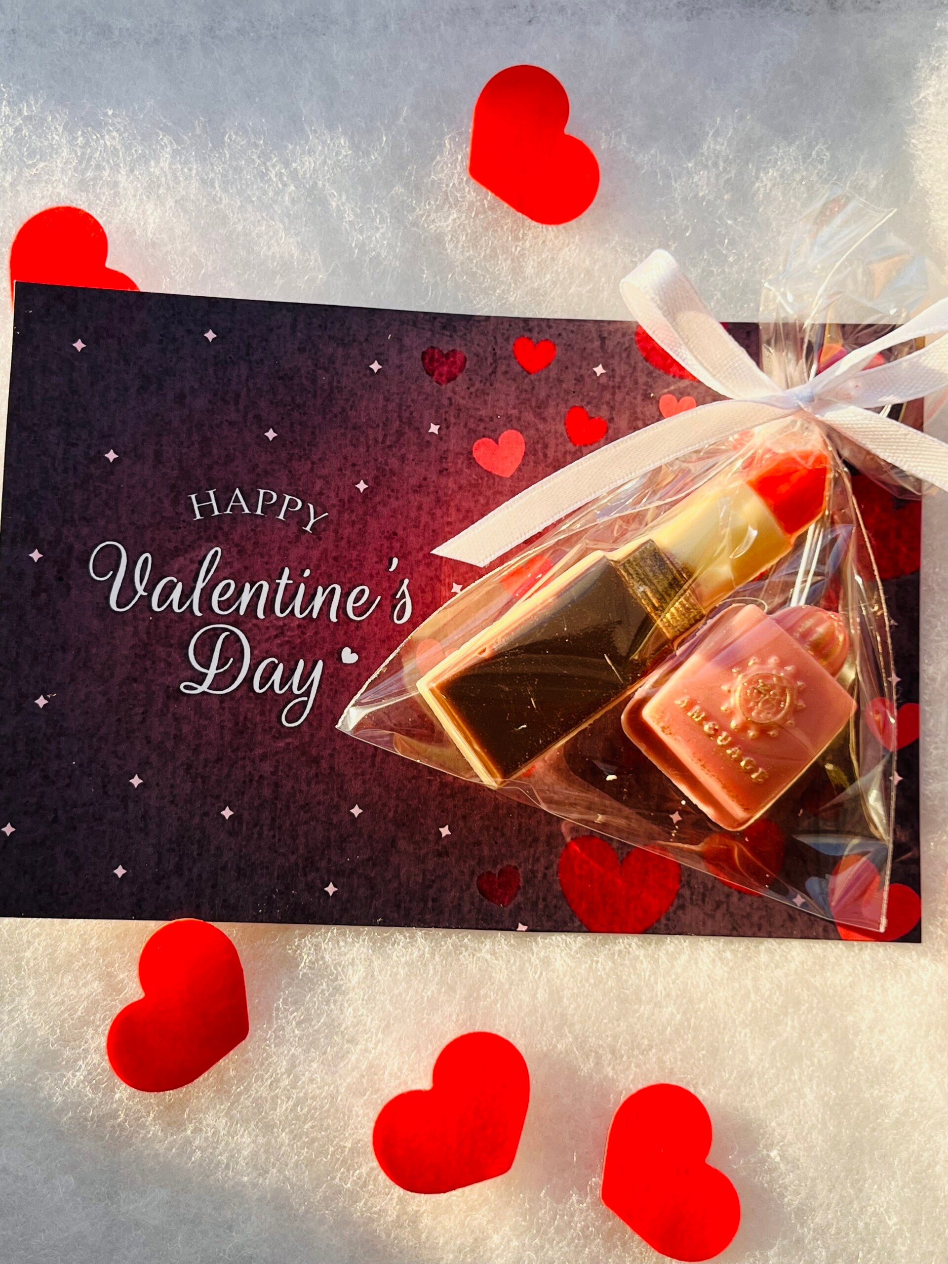 Czekoladowy upominek na Walentynki Pomadka Perfum