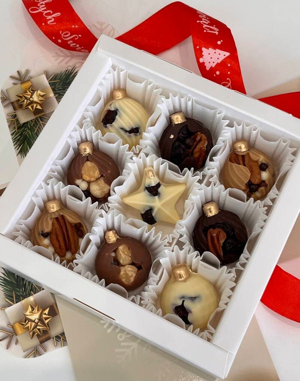 Bombki czekoladowe 9 szt