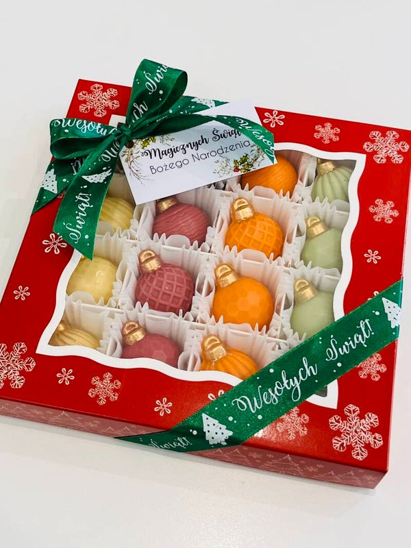 Bombki kolorowe 16 szt