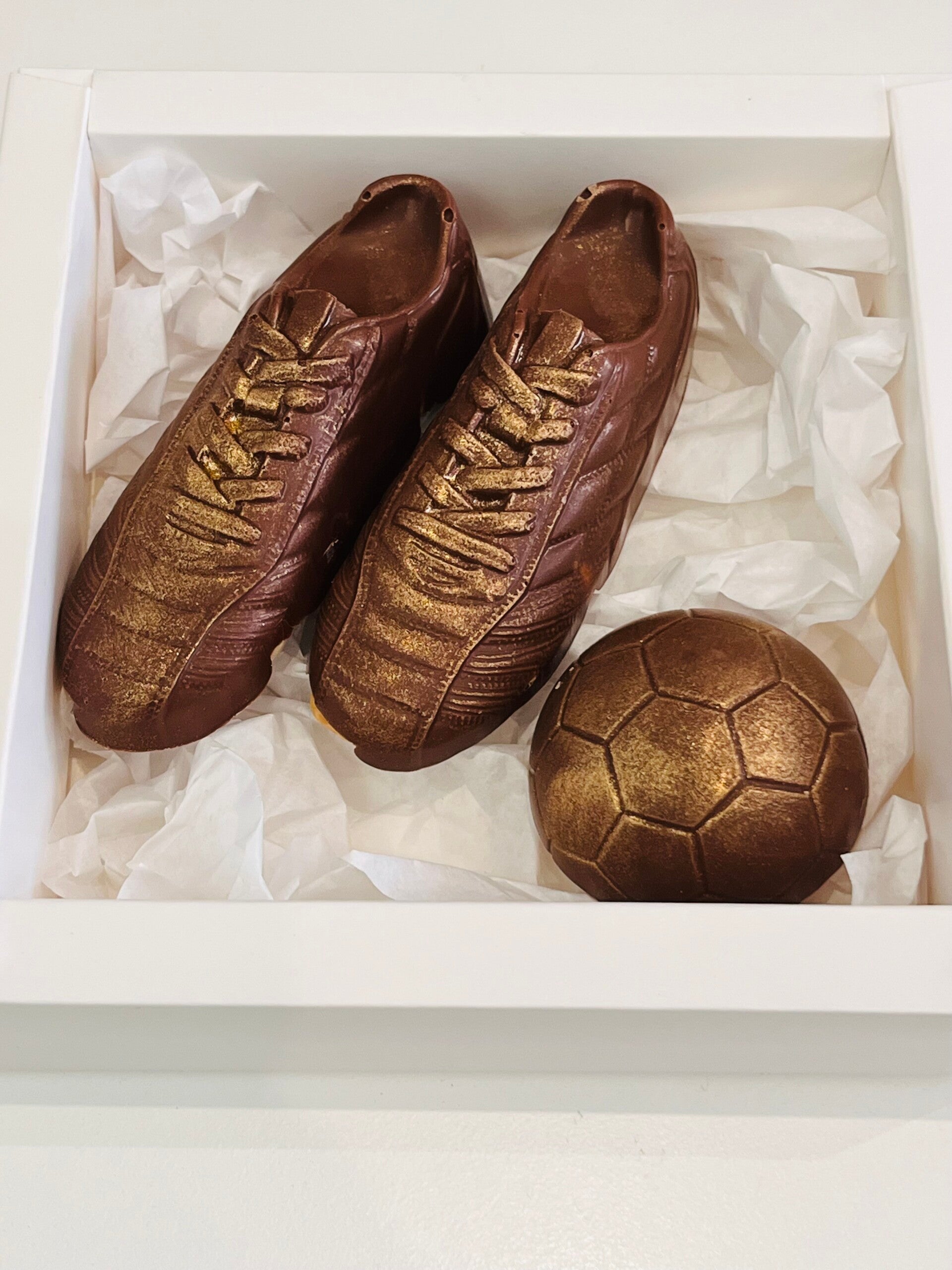 Czekoladowy zestaw prezentowy dla fana piłki nożnej