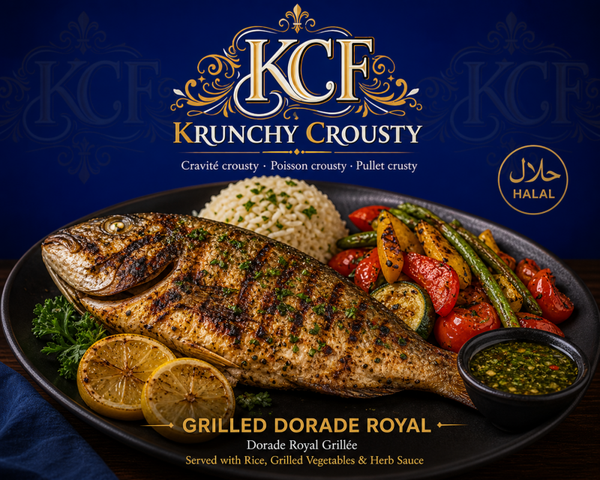 Durade Royale Crousty - Menu
