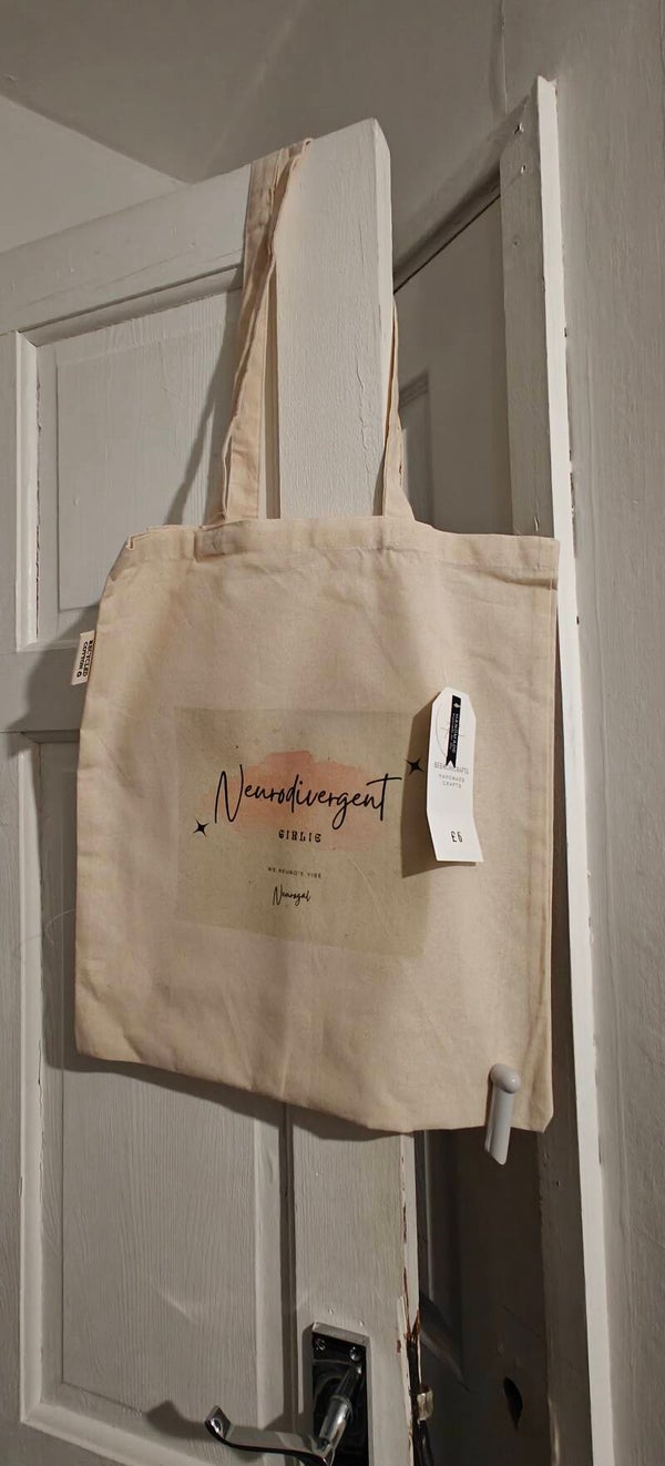 Neurodivergent tote bag