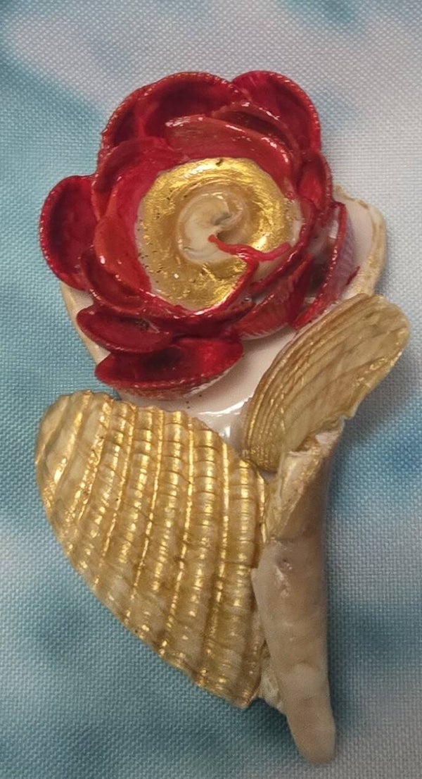 Red and Gold Rose