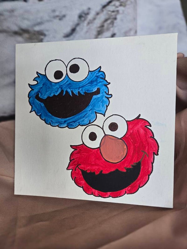 Cookie and Elmo