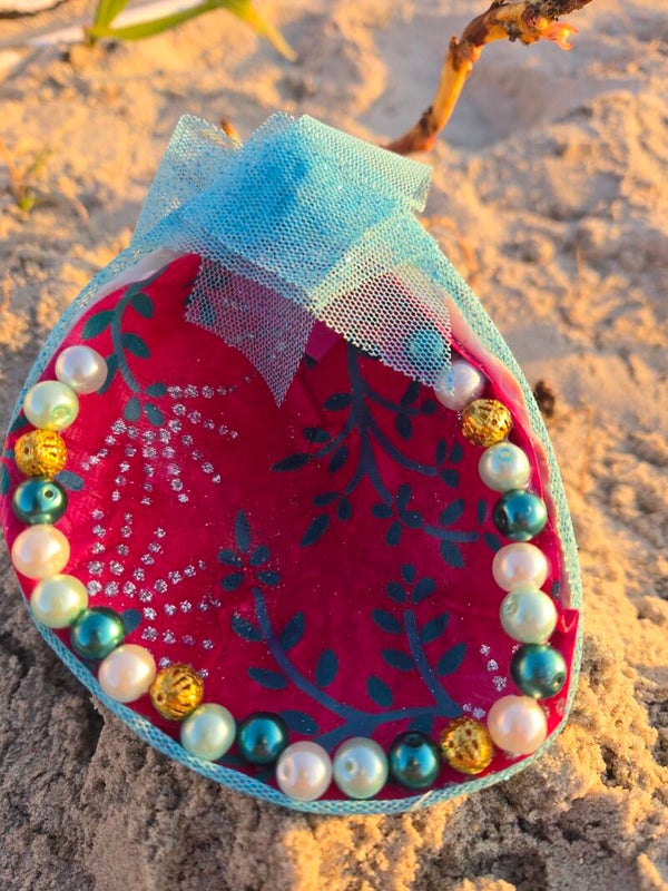 Turquoise Half Shell