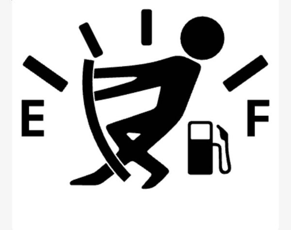 Empty Tank Sticker