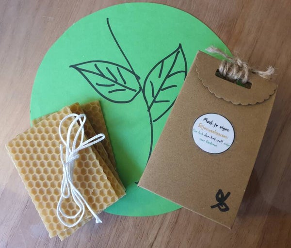 Doe-het-zelf Bijenwaskaarsen set voor kinderen