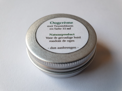 Natuurlijke Oogcrème; voor de gevoelige huid rondom de ogen