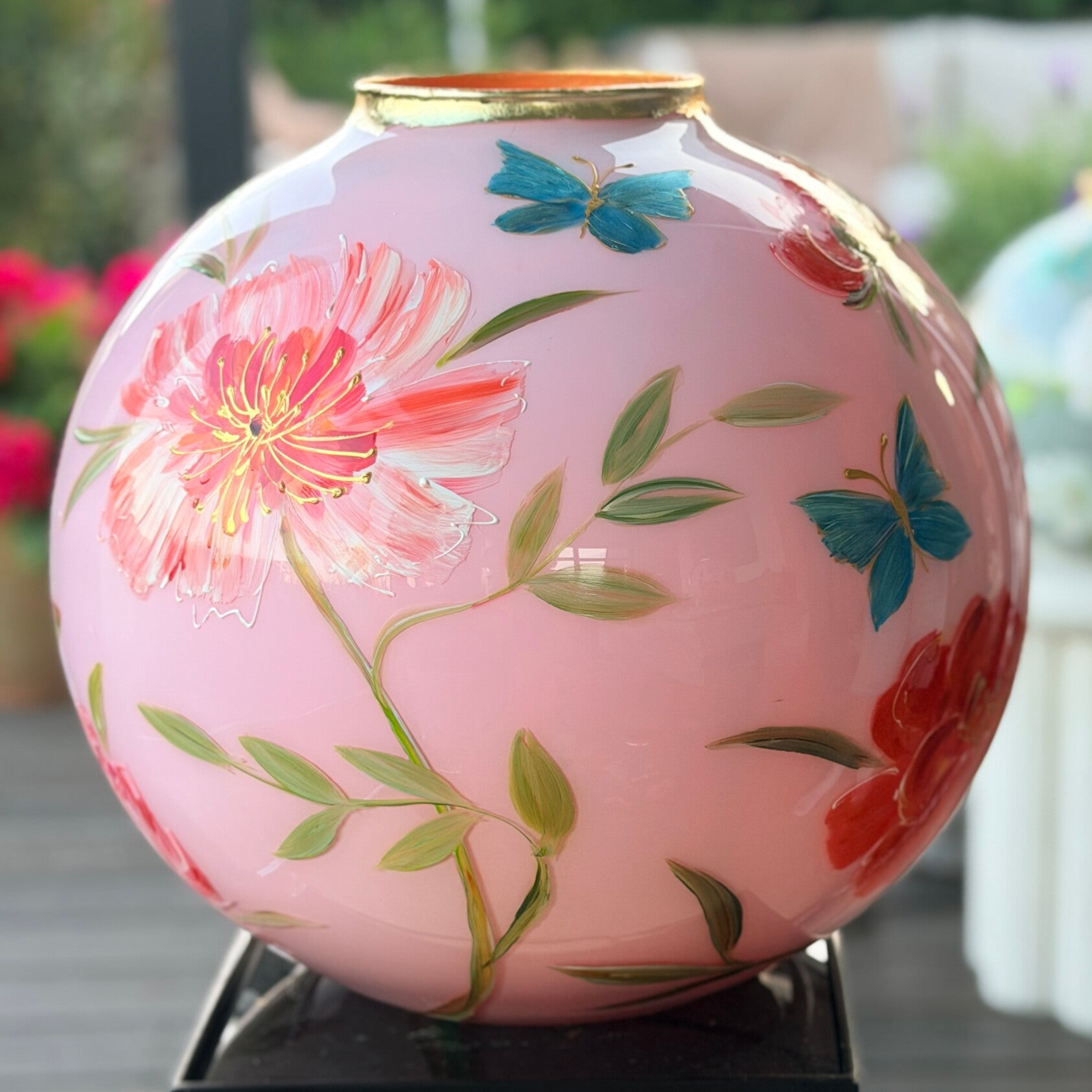 XXL bolvaas in hot pink