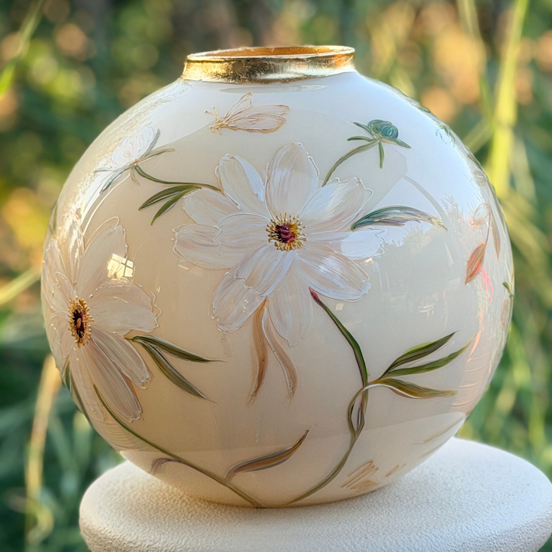 XXL bolvaas in butteryellow