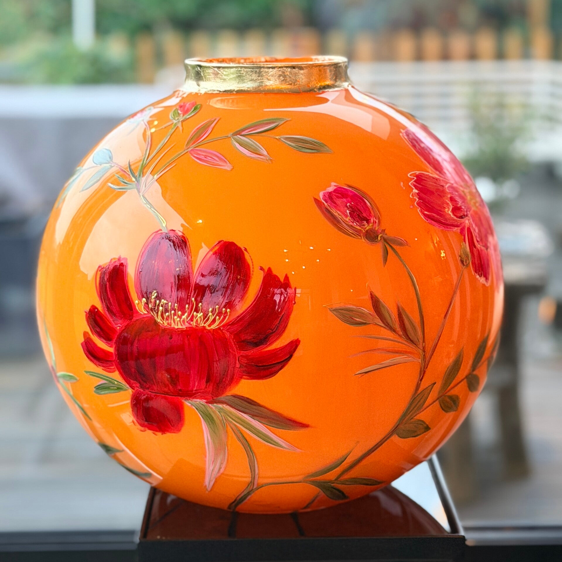 XXL bolvaas in oranje