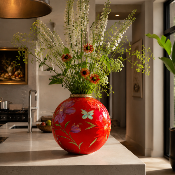 XXL bolvaas in rood
