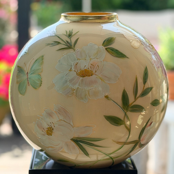 XXL bolvaas in butteryellow