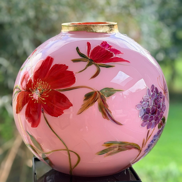 XXL bolvaas in pink of mauve