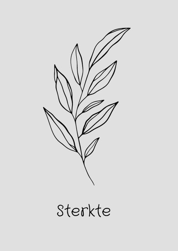 Ansichtkaart 'sterkte' k&k