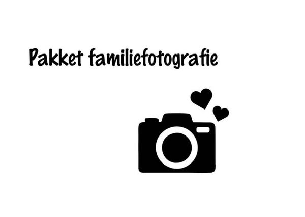 Aangepast pakket familiefotografie