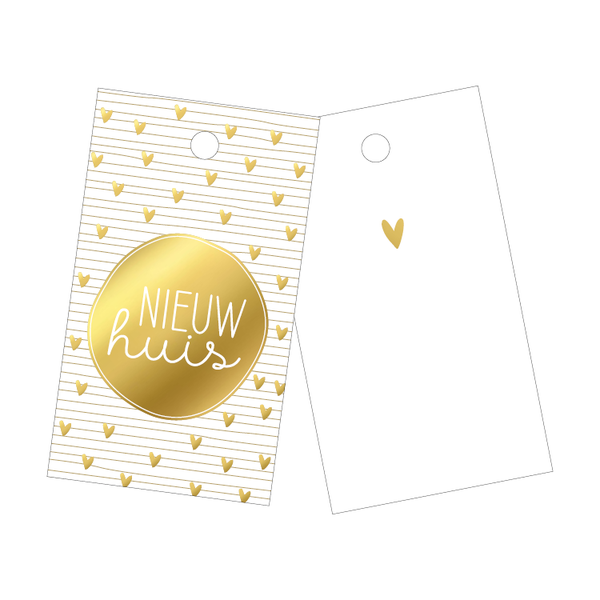 Kado kaartje 'nieuw huis'