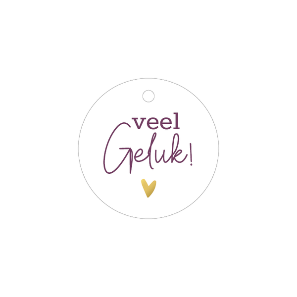 Kado kaartje 'veel geluk'