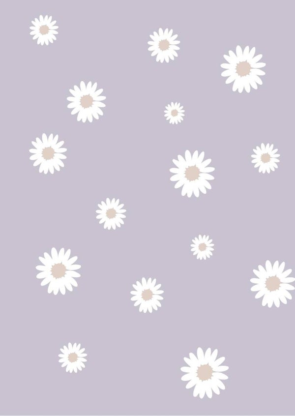 Ansichtkaart 'madeliefjes' k&k