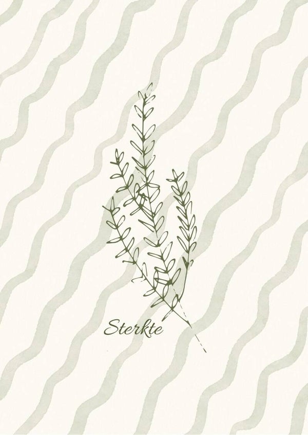 Ansichtkaart 'sterkte' k&k