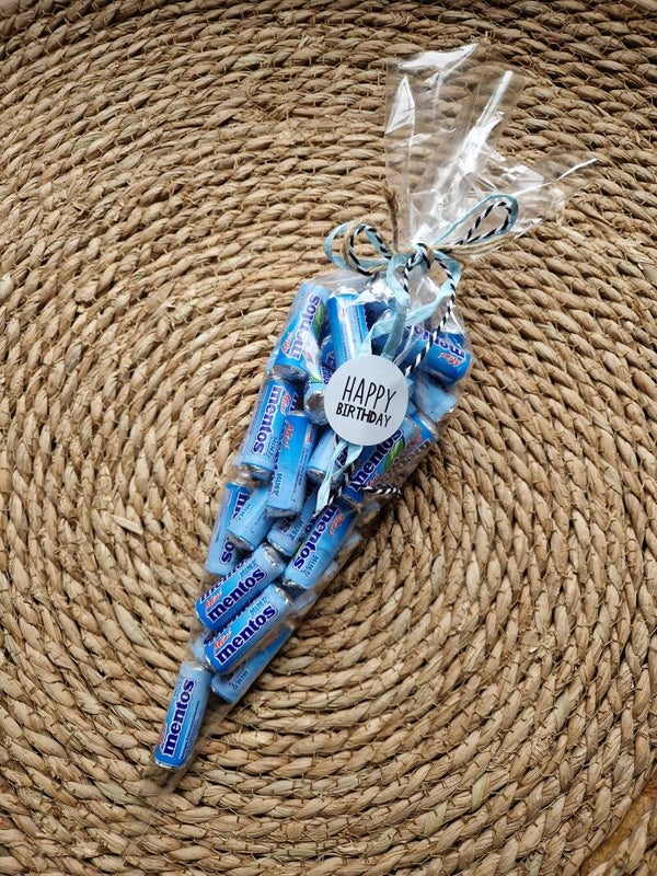 Snoepzak transparant 25x46 cm