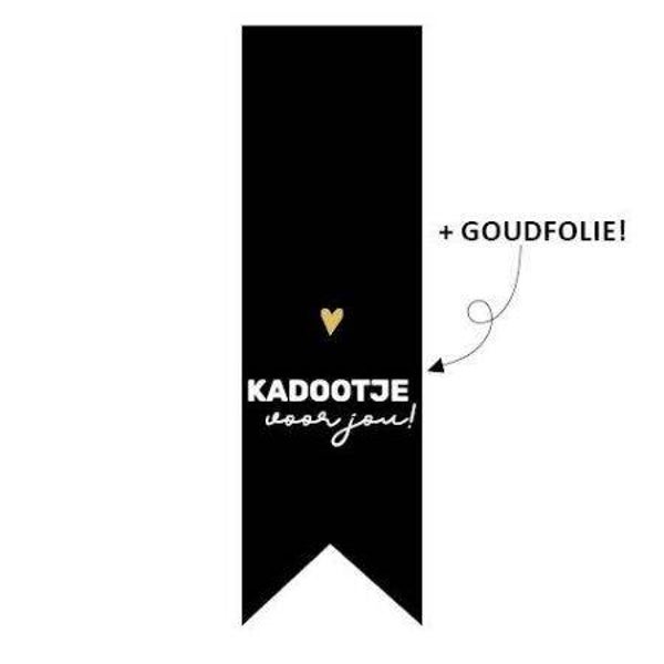 Kado sticker 'kadootje voor jou'