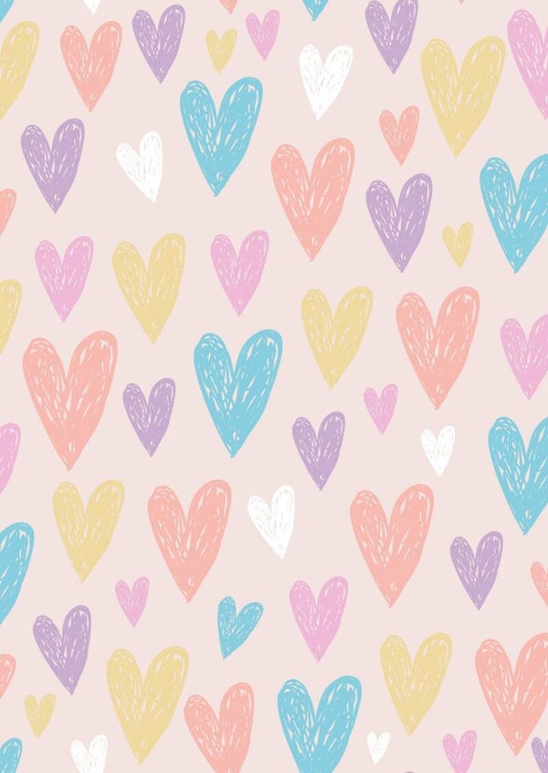 Ansichtkaart 'hartjes' k&k