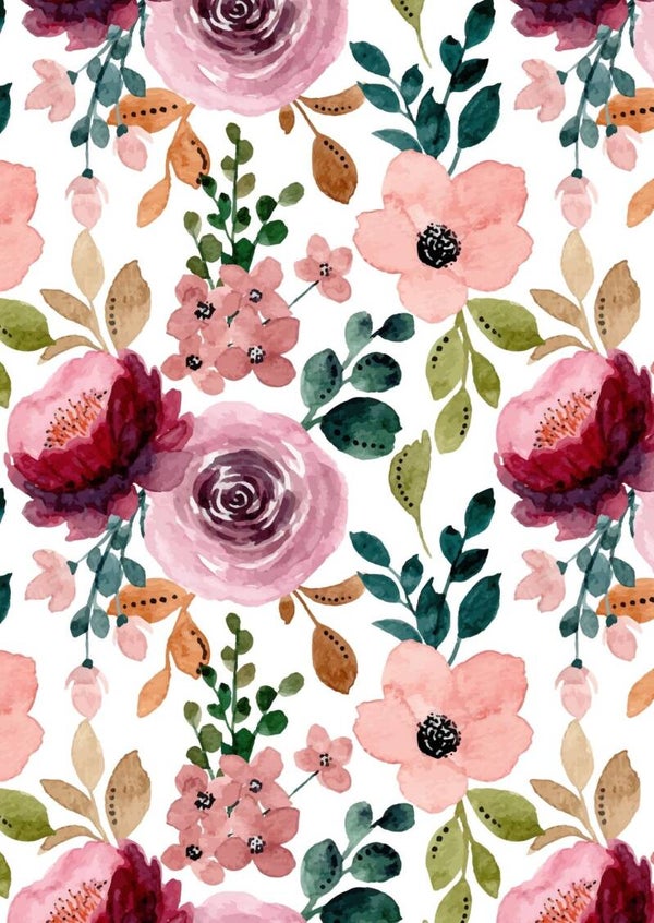 Ansichtkaart 'bloemen' k&k