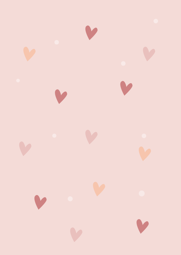 Ansichtkaart 'hartjes' k&k