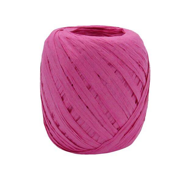 Raffia sierlint fuchsia 5 meter