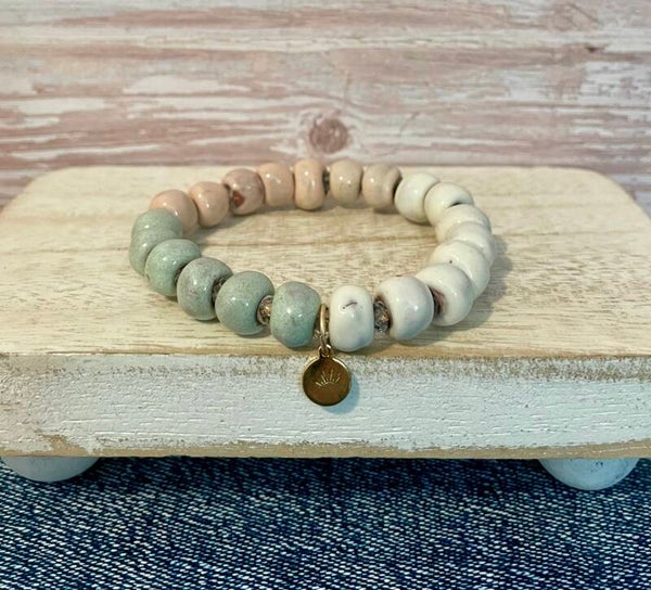 Multi-Color Ceramic Bracelet/B-104