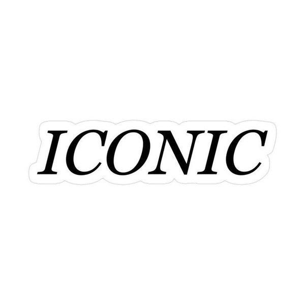 "Iconic" - sticker