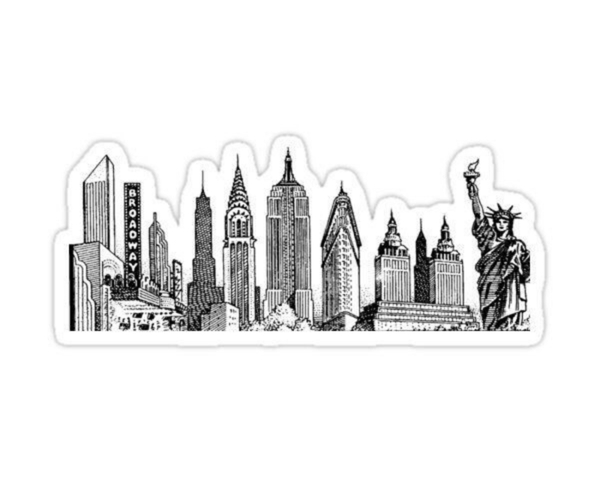"New york city" - sticker