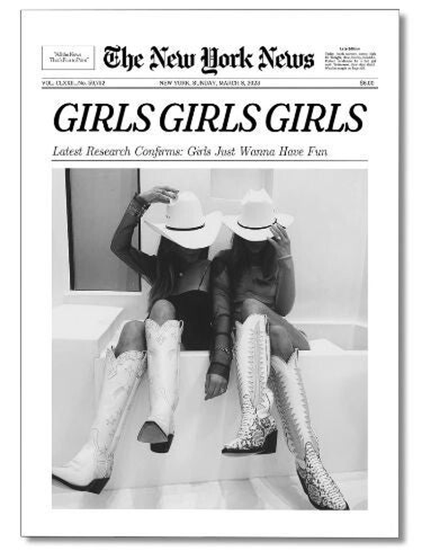 "Girls girls" - sticker