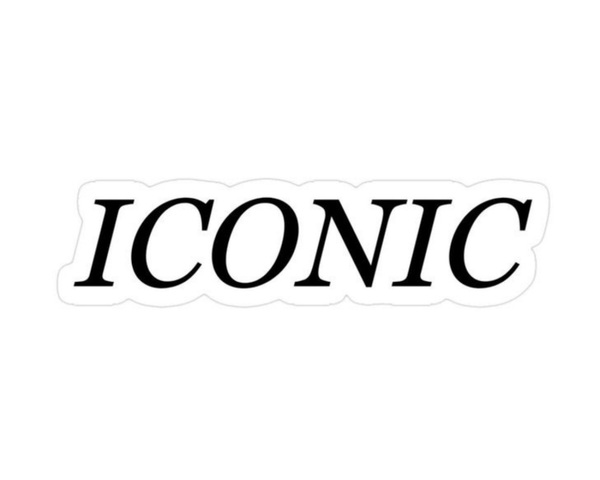 "Iconic" - sticker