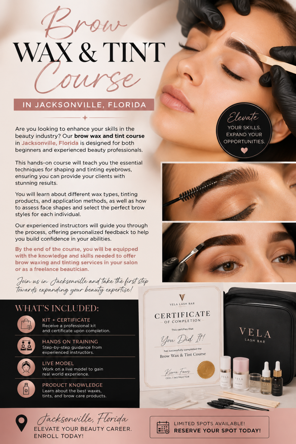 Brow Wax + Tint Course